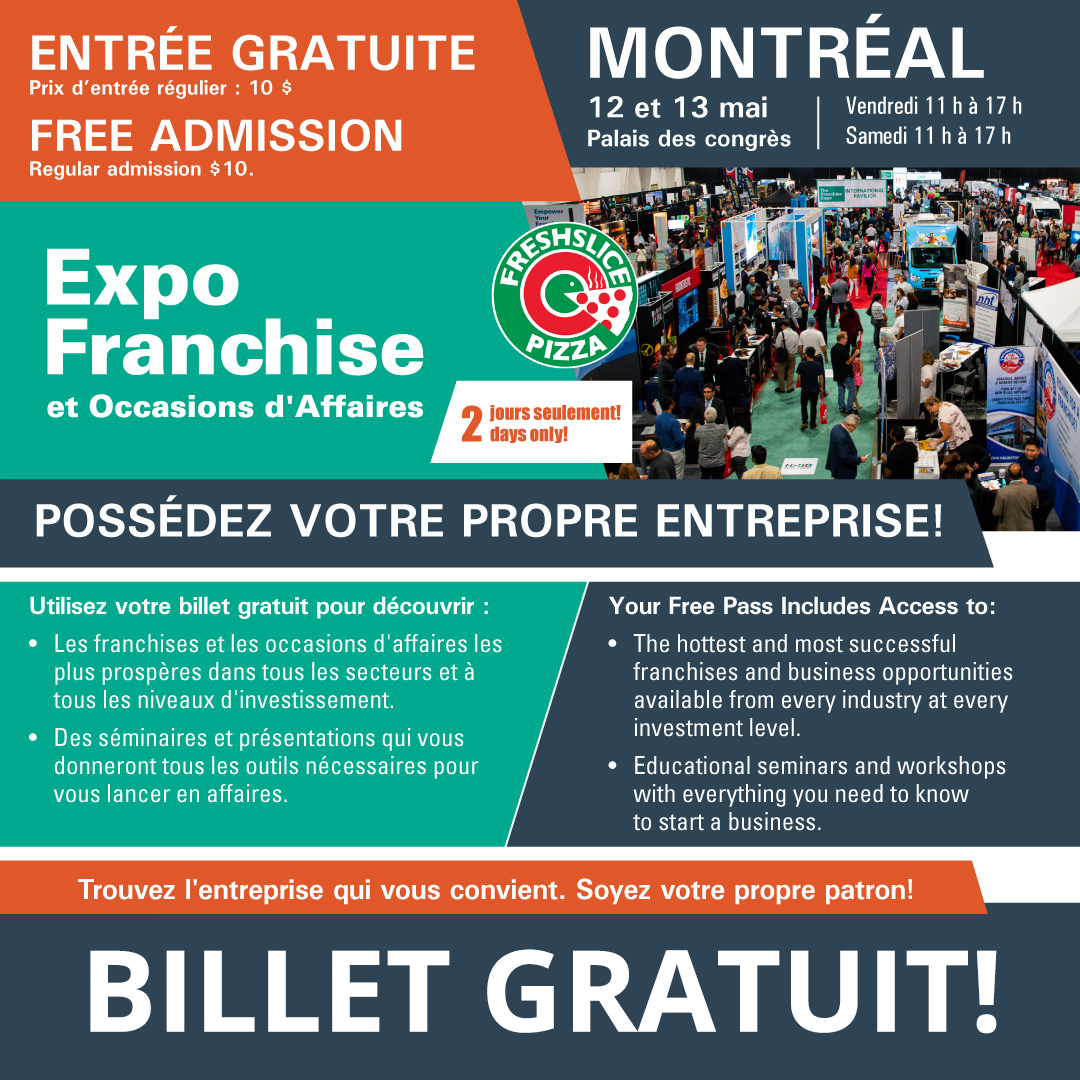 Freshslice Montreal Franchise Expo